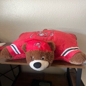 Pillow Pets Red and Brown Plush Toy